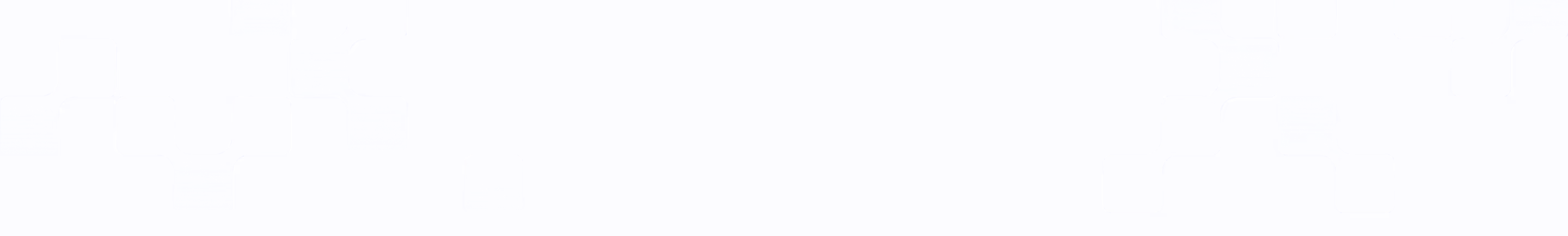 Abstract pattern of light purple connected squares on a bright blue background.